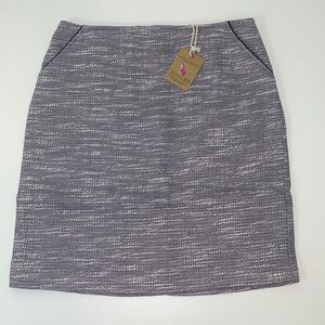 🔥JOULES Skirt gray/silver women’s sz 6 New